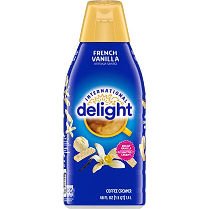 International Delight Coffee Creamer Singles, Sweet & Creamy, Shelf Stable Flavored Creamer, 24 Ct, 16 FL Oz, Pre-Portioned Creamers