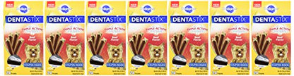 PEDIGREE DENTASTIX Dual Flavor Small Dog Dental Treats, Bacon & Chicken Flavors Dental Bones, 5.08 oz. Pack (24 Treats)