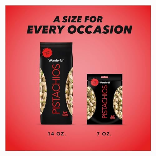 Wonderful Pistachios In Shell, Sweet Chili, 14 Ounce Bag, Protein Snack, On-the Go Snack