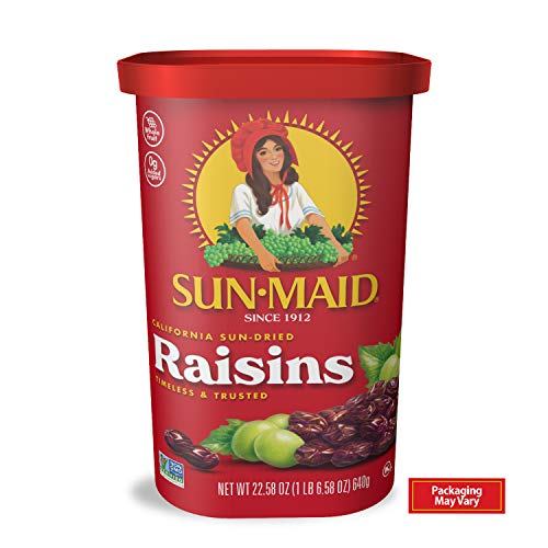 Sun-Maid California Sun-Dried Raisins - (2 Pack) 32 oz Resealable Bag - Dried Fruit Snack for Lunches, Snacks, and Natural Sweeteners