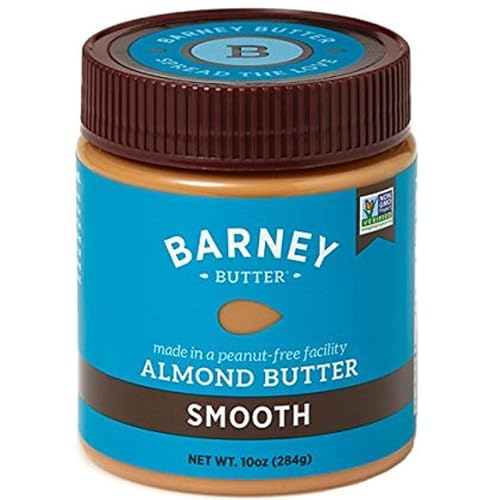 Barney Butter Almond Butter, Smooth, 16 Ounce Jar, Skin-Free Almonds, No Stir, Non-GMO, Gluten Free, Keto, Paleo, Vegan