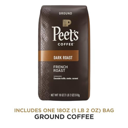 Peet's Coffee Major Dickason's Blend, Dark Roast Ground Coffee, 20 oz