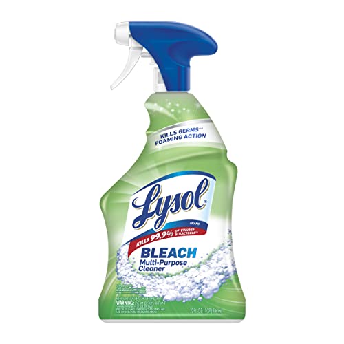 Lysol All-Purpose Cleaner, Sanitizing and Disinfecting Spray, To Clean and Deodorize, Mango & Hibiscus Scent, 32oz