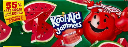 Kool-Aid Jammers Blue Raspberry Flavored Kids 0% Juice Drink (10 ct Box, 6 fl oz Pouches)