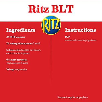 RITZ Original Crackers, 20 Snack Packs (6 Crackers Per Pack)