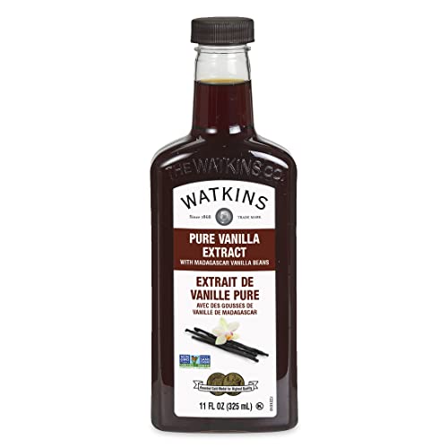 Watkins All Natural Original Gourmet Baking Vanilla, with Pure Vanilla Extract, 11 Fl Oz (Pack of 1) - Packaging May Vary