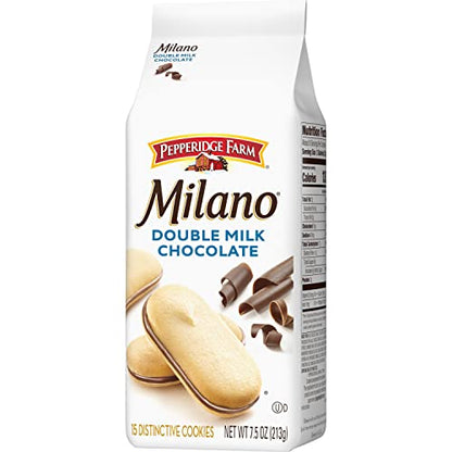 Pepperidge Farm Milano Milk Chocolate Cookies, 6 OZ Bag (15 Cookies)