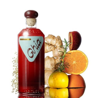 Ghia Non-Alcoholic Apéritif - 500ml (2-Pack) | Botanical Mediterranean-Inspired Spirit Cocktail Mixer with Notes of Citrus, Rosemary & Bitter Herbs - Vegan, No Added Sugar, No Artificial Flavors, Caffeine-Free