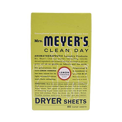 Mrs. Meyer's Clean Day Dryer Sheets, Lavender, 80 ct