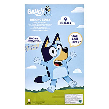 Bluey - 12" Talking Bingo Plush - Interactive - Sing Along with Bingo, 9 Different Phrases, Multicolor, 17137