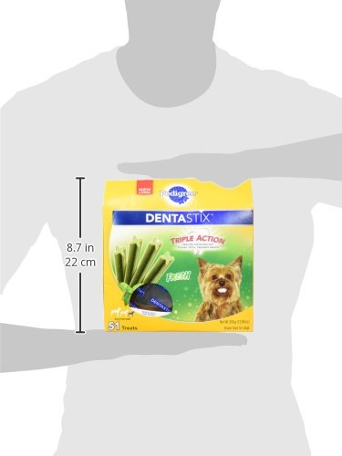 PEDIGREE DENTASTIX Dual Flavor Small Dog Dental Treats, Bacon & Chicken Flavors Dental Bones, 5.08 oz. Pack (24 Treats)