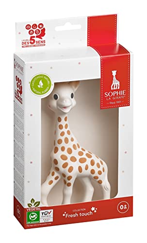 Sophie la girafe | Handcrafted for 60 Years in France | Natural Rubber | Designed for Teething Babies | Awaken All 5 Senses | Easy to Clean | Pack of 1