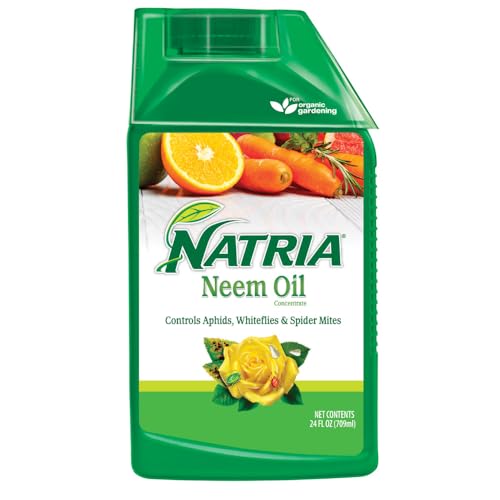 Natria 706250A Neem Oil Spray for Plants Pest Organic Disease Control, for Insects, 24-Ounce, Ready-to-Use