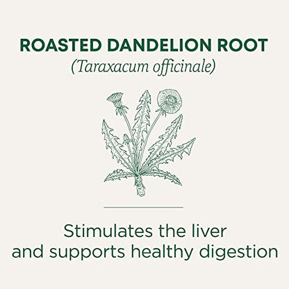 Traditional Medicinals Tea, Organic Roasted Dandelion Root, Supports Kidney Function & Healthy Digestion, 48 Tea Bags