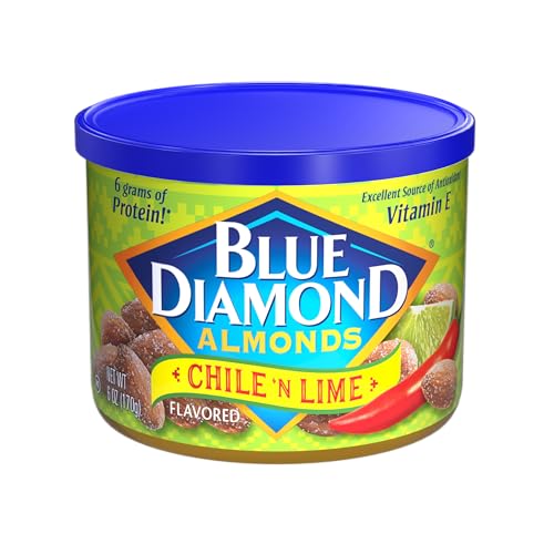 Blue Diamond Almonds Sriracha Flavored Snack Nuts, 6 Oz Resealable Can (Pack of 1)