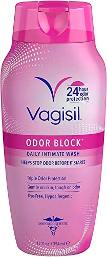 Vagisil Feminine Wash for Intimate Area Hygiene, Odor Block, Gynecologist Tested, Hypoallergenic, 12 oz, (Pack of 1)