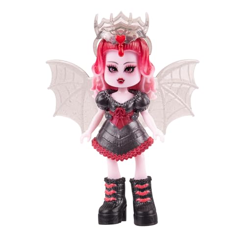 Royale High 3” Fire Fairy Fashion Doll - 1 Figure with 9 Fashion Accessories - Virtual Item Code Included - Series 1 - Ages 5+