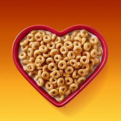 Honey Nut Cheerios Cereal, Limited Edition Happy Heart Shapes, Heart Healthy Cereal With Whole Grain Oats, 10.8 oz