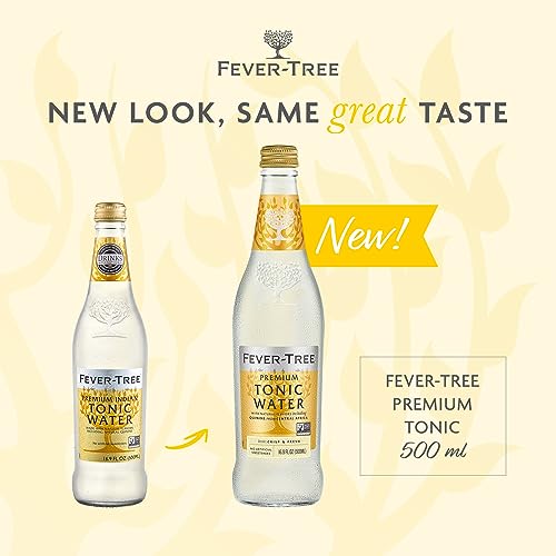 Fever-Tree Light Tonic Water Cans, 5.07 Fl Oz (Pack of 24), Lower in Calories, No Artificial Sweeteners, Flavorings or Preservatives (Packaging may vary)