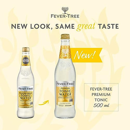 Fever-Tree Light Tonic Water Cans, 5.07 Fl Oz (Pack of 24), Lower in Calories, No Artificial Sweeteners, Flavorings or Preservatives (Packaging may vary)