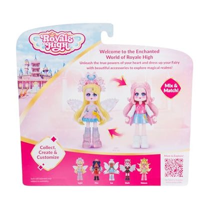 Royale High 3” Fire Fairy Fashion Doll - 1 Figure with 9 Fashion Accessories - Virtual Item Code Included - Series 1 - Ages 5+