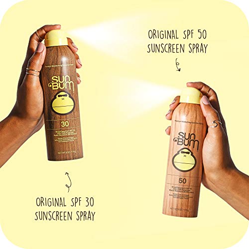 Sun Bum Original SPF 15 Sunscreen Spray |Vegan and Hawaii 104 Reef Act Compliant (Octinoxate & Oxybenzone Free) Broad Spectrum Moisturizing UVA/UVB Sunscreen with Vitamin E | 6 oz