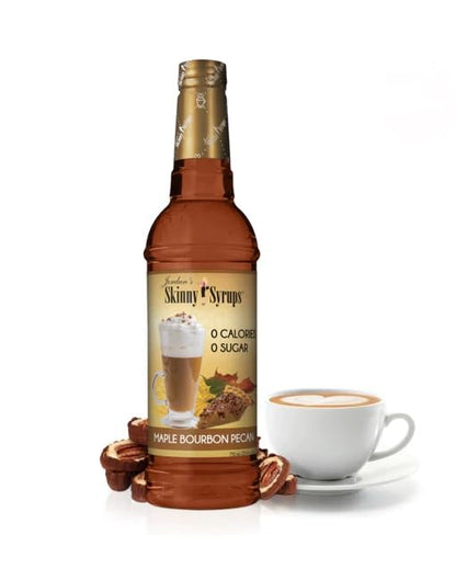 Jordan's Skinny Syrups Sugar Free Coffee Syrup, Vanilla Flavor Drink Mix, Zero Calorie Flavoring for Chai Latte, Protein Shake, Food and More, Gluten Free, Keto Friendly, 25.4 Fl Oz, 2 Pack