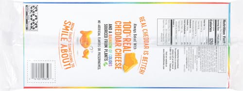 Goldfish Colors Cheddar Crackers, Snack Pack, 0.9 oz, 9 CT Multi-Pack Tray (Pack of 2)