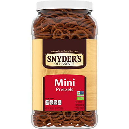 Snyder's of Hanover, Old Fashioned Pretzel Rods, 27 Oz Canister