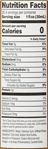 Jordan's Skinny Syrups Sugar Free Coffee Syrup, Vanilla Flavor Drink Mix, Zero Calorie Flavoring for Chai Latte, Protein Shake, Food and More, Gluten Free, Keto Friendly, 25.4 Fl Oz, 2 Pack