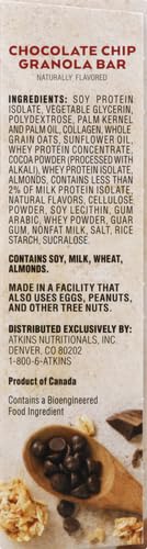 Atkins Endulge Caramel Nut Chew Bar, Dessert Favorite, 1g Sugar, Good Source of Fiber, Low Sugar, 10 Count