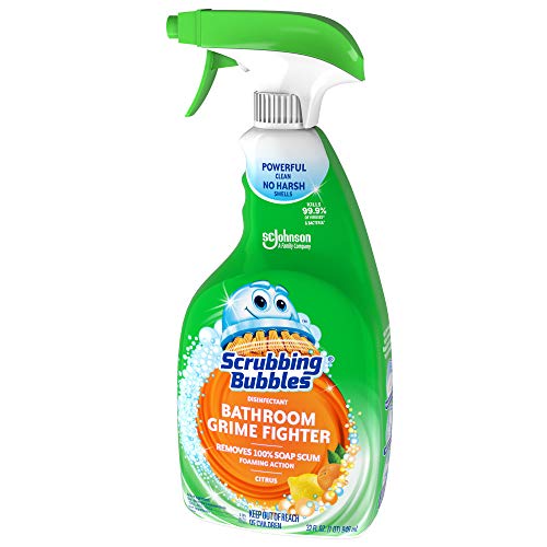 Scrubbing Bubbles Disinfectant Bathroom Grime Fighter Spray, Citrus, 32 fl oz