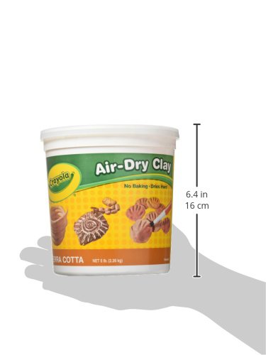 Crayola Air Dry Clay for Kids - White, Modeling Clay for Kids, Arts & Crafts, School Supplies, Teacher Classroom Must Have, 25lb