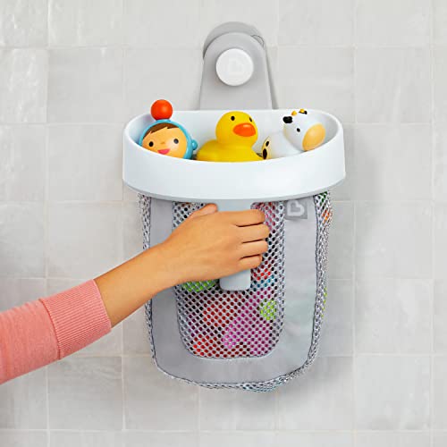 Munchkin® Super Scoop™ Hanging Bath Toy Storage with Quick Drying Mesh, Grey