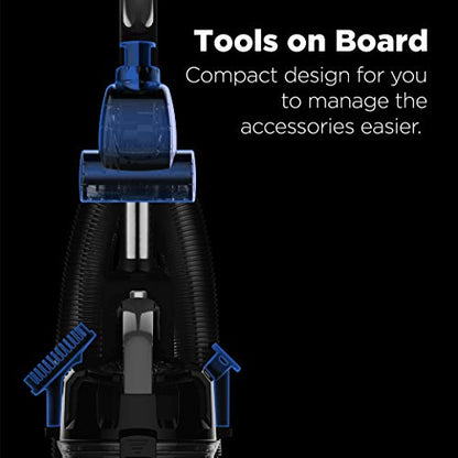 Eureka Lightweight Powerful Upright Vacuum Cleaner for Carpet and Hard Floor, PowerSpeed, New Model,Blue,black/New Model