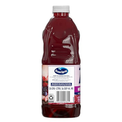 Ocean Spray® ZERO Sugar Cranberry Juice Drink, Cranberry Juice Drink Sweetened with Stevia, 64 Fl Oz Bottle