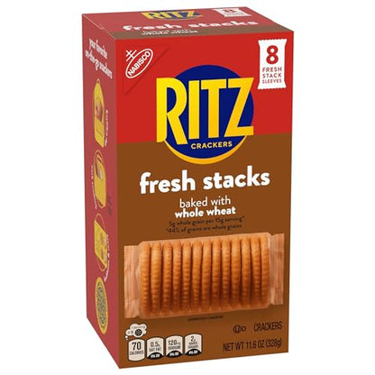 RITZ Original Crackers, 20 Snack Packs (6 Crackers Per Pack)