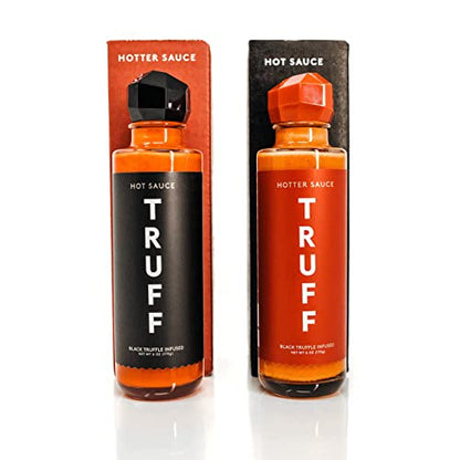 TRUFF Original Black Truffle Hot Sauce, Gourmet Hot Sauce with Ripe Chili Peppers, Black Truffle Oil, Agave Nectar, Unique Flavor Experience in a Bottle, 6 oz.