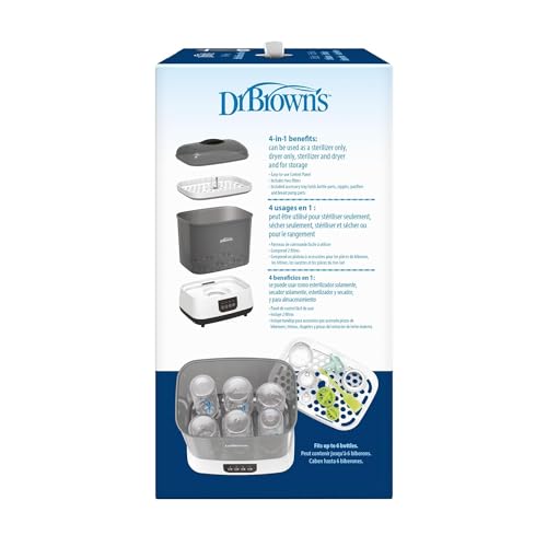 Dr. Brown's All-in-One Sterilizer and Dryer for Baby Bottles, Parts & Other Newborn Essentials