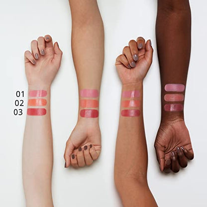 essence | Baby Got Blush | Easy to Apply & Blend Pigmented Cream Blush Stick | Vegan & Cruelty Free | Free From Gluten, Parabens, & Microplastic Particles (20 | Peaches & Cream)