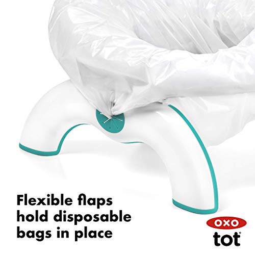 OXO Tot 2-in-1 Go Potty - Gray, 1 Count (Pack of 1)