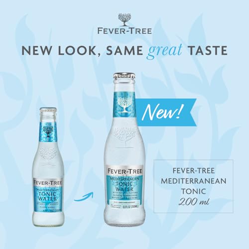 Fever-Tree Light Tonic Water Cans, 5.07 Fl Oz (Pack of 24), Lower in Calories, No Artificial Sweeteners, Flavorings or Preservatives (Packaging may vary)