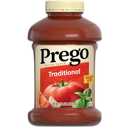 Prego Chunky Tomato with Garlic and Onion Pasta Sauce, 24 Oz Jar