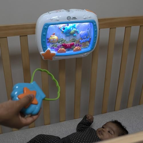 Baby Einstein Sea Dreams Soother Musical Crib Toy and Sound Machine, Newborn and up