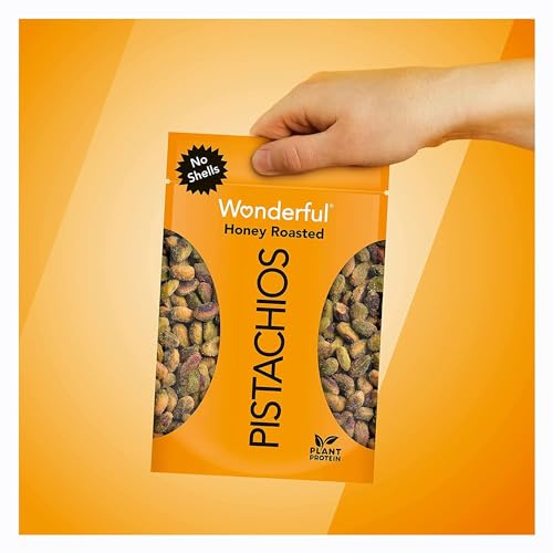 Wonderful Pistachios No Shells, Chili Roasted, 11 Ounce Bag, Protein Snack, Gluten Free, On-the-Go Snack