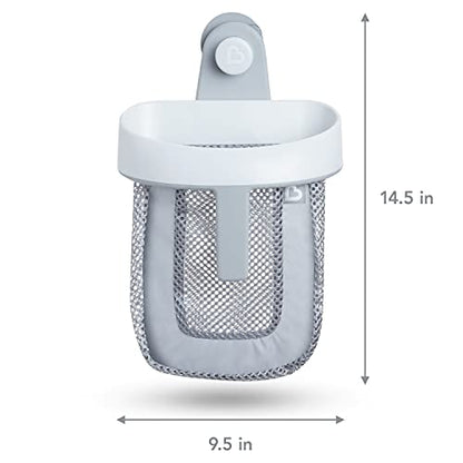 Munchkin® Super Scoop™ Hanging Bath Toy Storage with Quick Drying Mesh, Grey