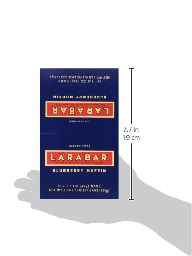 Larabar Bluberry Muffin, Gluten Free Vegan Fruit & Nut Bar, 16 Ct