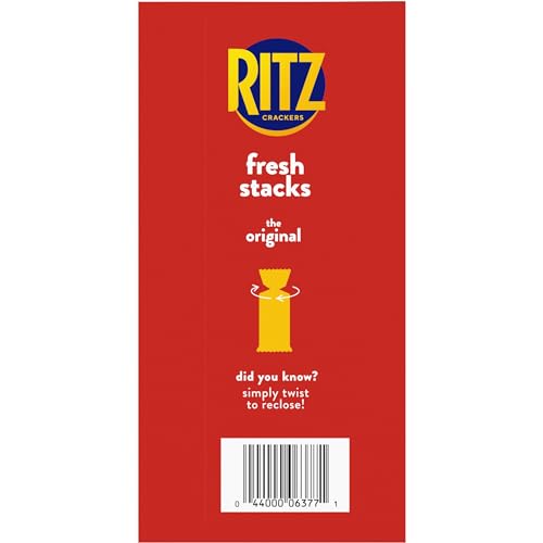 RITZ Original Crackers, 20 Snack Packs (6 Crackers Per Pack)