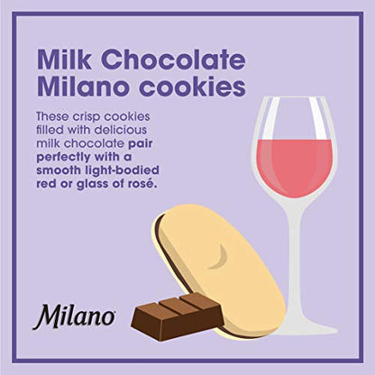 Pepperidge Farm Milano Milk Chocolate Cookies, 6 OZ Bag (15 Cookies)