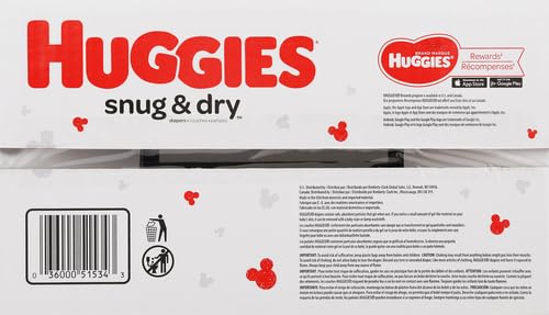 Huggies Size 2 Diapers, Snug & Dry Baby Diapers, Size 2 (12-18 lbs), 100 Count, Packaging May Vary